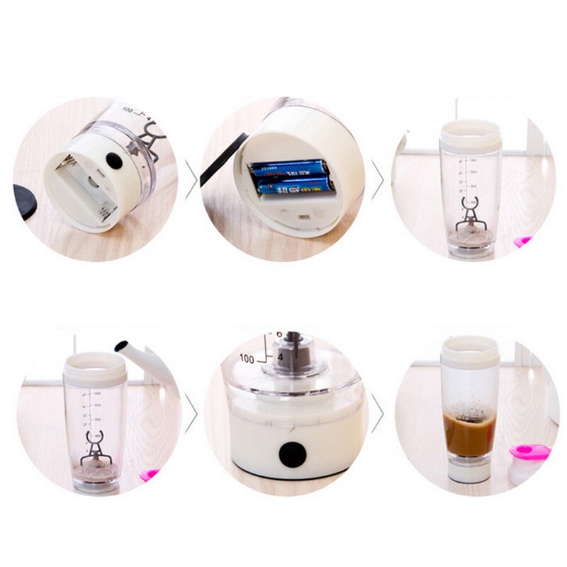 Portable Electric Tornado Mixing Water Bottle - Solveiras