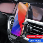 Racing Seat Car Phone Holder - 360° Rotatable Air Vent Clip - Solveiras